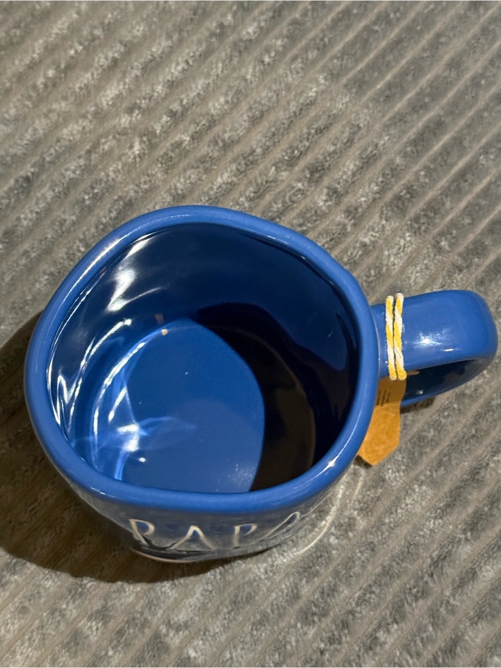 Rae Dunn ‘PAPA est. 2026’ Blue Ceramic Mug - Picture 4 of 5